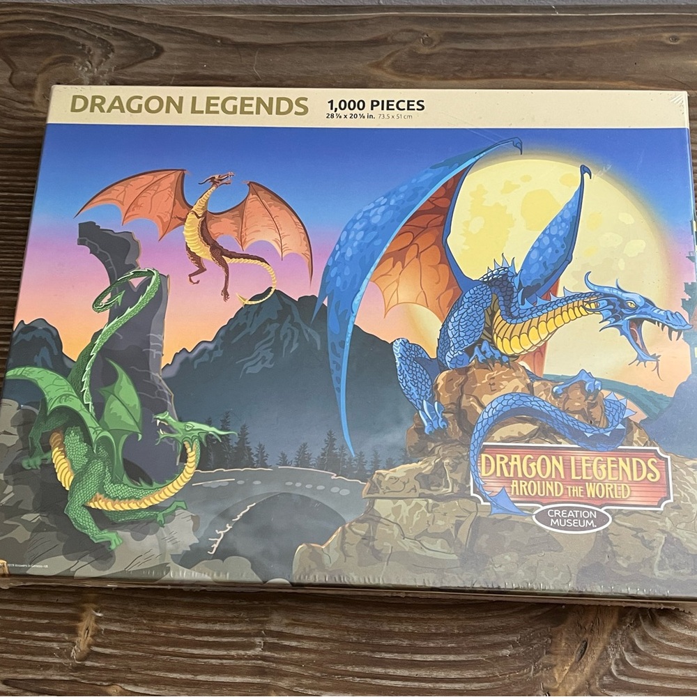 NEW Dragon Legends Around The World 1000 Piece Puzzle Creation Museum - Picture 5 of 7